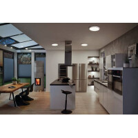 LED Panel Abia rund 300mm 4000K Chrom matt 4