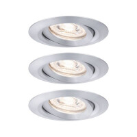 LED Einbauleuchte Easy Dim Nova Mini Plus Coin Basisset schw