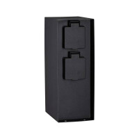 Steckdosensäule Rio Vierfach IP44 Anthrazit 3