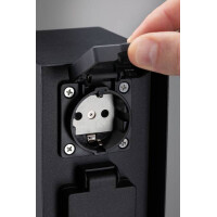 Steckdosensäule Rio Zweifach IP44 Anthrazit 6