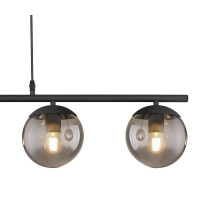 Globo 15830-4H Blama Hängeleuchte Metall Schwarz Matt, 