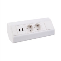 CORNER BOX 2 USB Ecksteckdose Möbel gallery