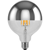 E27 LED Globe 125 Spiegelkopf Silber war gallery