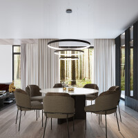 Kronleuchter RIO 2 55/78 weiß LED 3000K 8