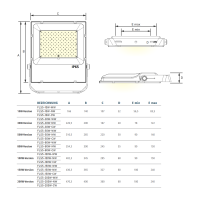 LED Flutlicht 200W ab 24000lm 3