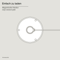 Akku-Tischleuchte Nudrop 210mm mini graphitgrau 4