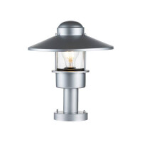 Elstead Klampenborg 1 Lichtsockel silber gallery