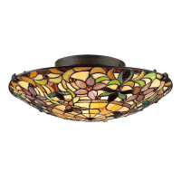 Kami 2 Tiffany Light Flush gallery