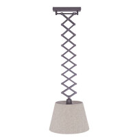 Näve Scheren-Pendelleuchte Adrienne max. h: 125cm natur