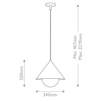 Alora Mood Remyck Pendelleuchte Schwarz ALM-REMYCK-P-BK 5