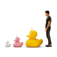 Designleuchte MEGA DUCK-DUCK XXL gelb 85x74x88cm 3