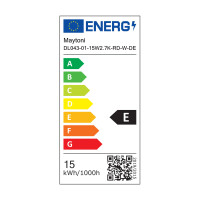Technical ElinaLux Einbauleuchte DL043-01-15W2.7K-RD-W-DE 6