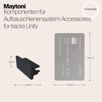 Maytoni Technical Endkappe Unity 1 pcs schwarz TRA001EC-11B 