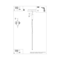 TH.873 Pendelleuchte TRANG 50 pfirsichfarben LED 4000K 8