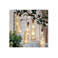 LED Flaschen Lichterkette Solar gallery