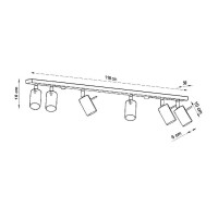 Sollux SL.0732 Deckenleuchte RING 6L Chrom 4